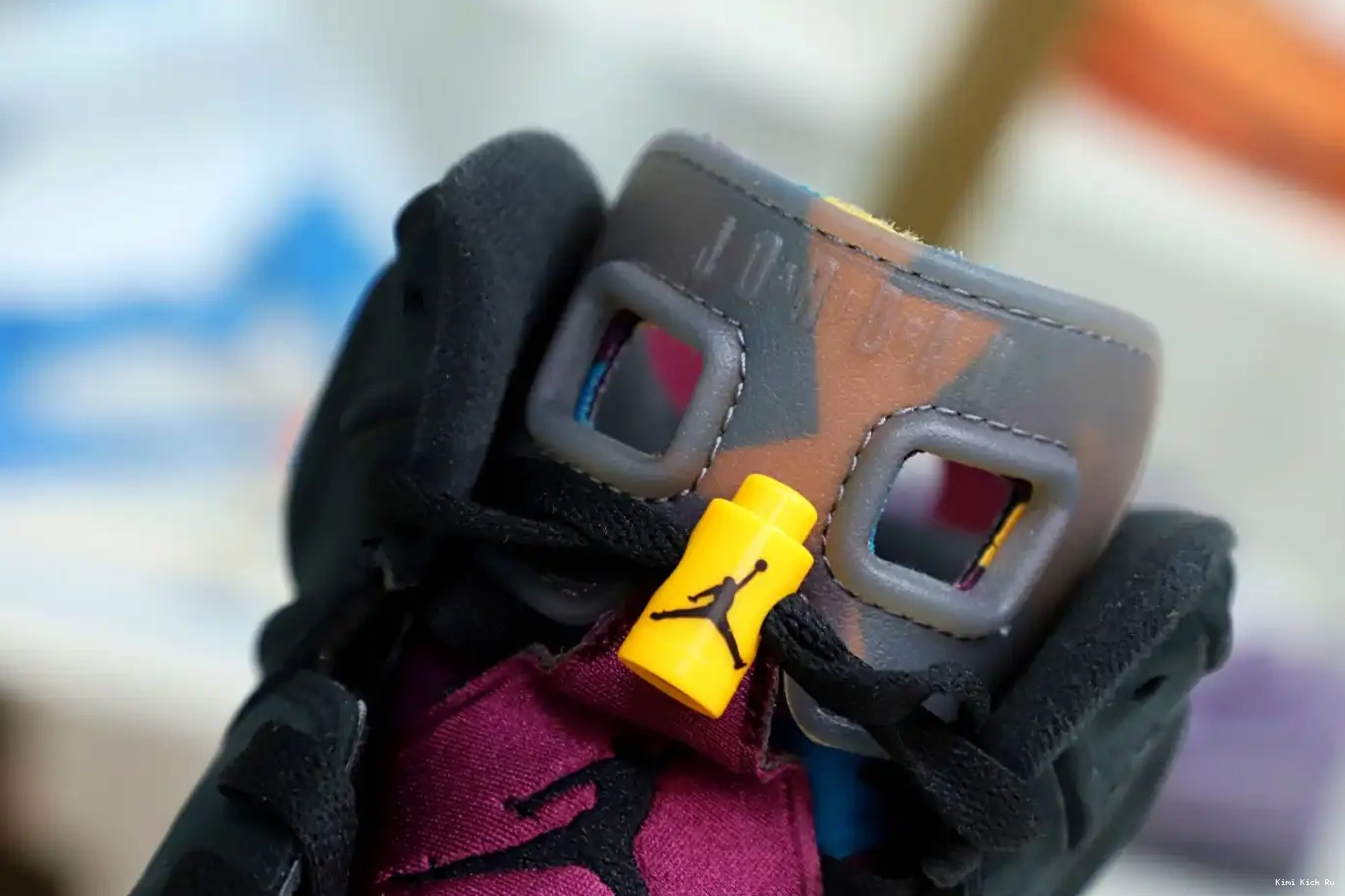 6 AIR RETRO Kimikick BORDEAUX JORDAN 0324